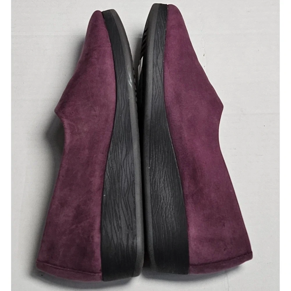 Softinos NOBUCKLEA Purple Slip On Loafers Flats‎ Shoes Women's Size 36/US 6